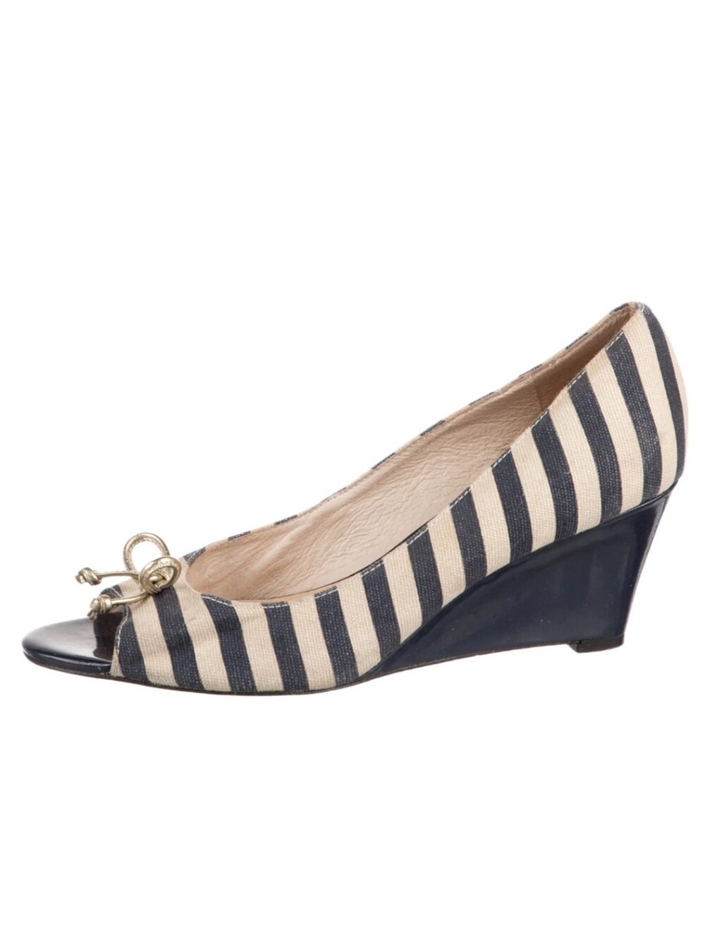 Kate Spade Melinda Peep Toe Wedges With Bow Size 10